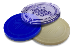 Minijector Material Sample Poker Chips